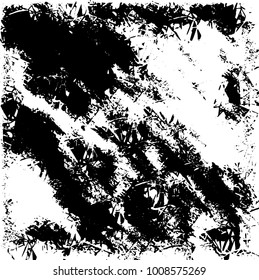 Grunge background vector modern design. Abstract surreal pattern of spots, dust, lines. Chaotic monochrome texture with the print and design business cards, labels, posters