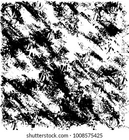Grunge background vector modern design. Abstract surreal pattern of spots, dust, lines. Chaotic monochrome texture with the print and design business cards, labels, posters