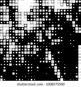 Grunge background vector modern design. Abstract surreal pattern of spots, dust, lines. Chaotic monochrome texture with the print and design business cards, labels, posters
