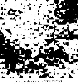 Grunge background vector modern design. Abstract surreal pattern of spots, dust, lines. Chaotic monochrome texture with the print and design business cards, labels, posters