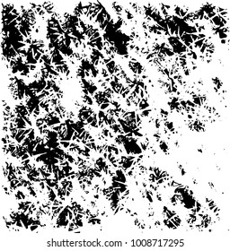 Grunge background vector modern design. Abstract surreal pattern of spots, dust, lines. Chaotic monochrome texture with the print and design business cards, labels, posters