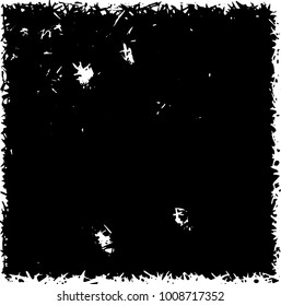 Grunge background vector modern design. Abstract surreal pattern of spots, dust, lines. Chaotic monochrome texture with the print and design business cards, labels, posters