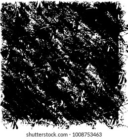Grunge background vector modern design. Abstract surreal pattern of spots, dust, lines. Chaotic monochrome texture with the print and design business cards, labels, posters