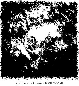 Grunge background vector modern design. Abstract surreal pattern of spots, dust, lines. Chaotic monochrome texture with the print and design business cards, labels, posters