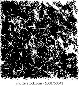 Grunge background vector modern design. Abstract surreal pattern of spots, dust, lines. Chaotic monochrome texture with the print and design business cards, labels, posters