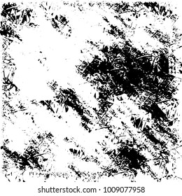 Grunge background vector modern design. Abstract surreal pattern of spots, dust, lines. Chaotic monochrome texture with the print and design business cards, labels, posters