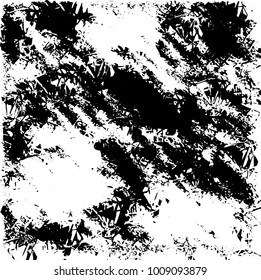 Grunge background vector modern design. Abstract surreal pattern of spots, dust, lines. Chaotic monochrome texture with the print and design business cards, labels, posters