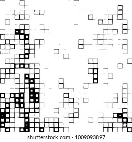 Grunge background vector modern design. Abstract surreal pattern of spots, dust, lines. Chaotic monochrome texture with the print and design business cards, labels, posters