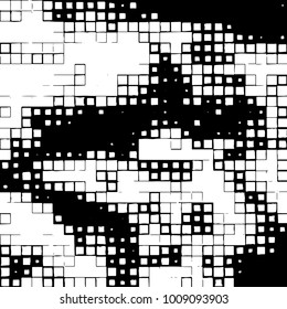 Grunge background vector modern design. Abstract surreal pattern of spots, dust, lines. Chaotic monochrome texture with the print and design business cards, labels, posters