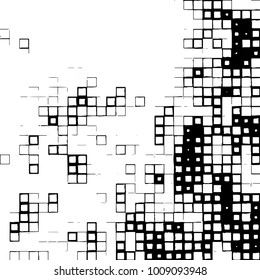 Grunge background vector modern design. Abstract surreal pattern of spots, dust, lines. Chaotic monochrome texture with the print and design business cards, labels, posters