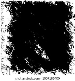 Grunge background vector modern design. Abstract surreal pattern of spots, dust, lines. Chaotic monochrome texture with the print and design business cards, labels, posters