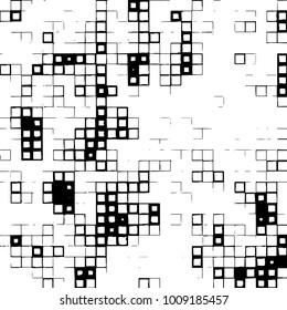 Grunge background vector modern design. Abstract surreal pattern of spots, dust, lines. Chaotic monochrome texture with the print and design business cards, labels, posters