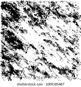 Grunge background vector modern design. Abstract surreal pattern of spots, dust, lines. Chaotic monochrome texture with the print and design business cards, labels, posters