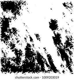 Grunge background vector modern design. Abstract surreal pattern of spots, dust, lines. Chaotic monochrome texture with the print and design business cards, labels, posters
