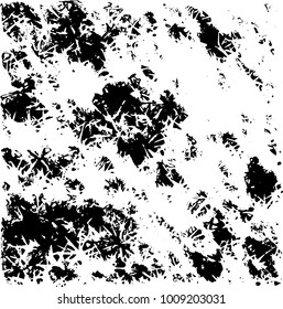 Grunge background vector modern design. Abstract surreal pattern of spots, dust, lines. Chaotic monochrome texture with the print and design business cards, labels, posters