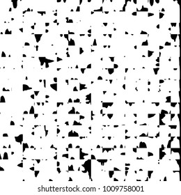 Grunge background vector modern design. Abstract surreal pattern of spots, dust, lines. Chaotic monochrome texture with the print and design business cards, labels, posters