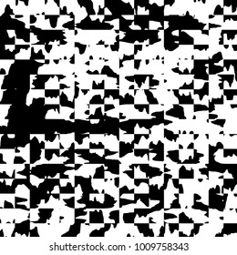 Grunge background vector modern design. Abstract surreal pattern of spots, dust, lines. Chaotic monochrome texture with the print and design business cards, labels, posters
