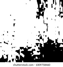 Grunge background vector modern design. Abstract surreal pattern of spots, dust, lines. Chaotic monochrome texture with the print and design business cards, labels, posters