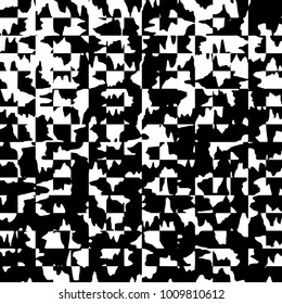 Grunge background vector modern design. Abstract surreal pattern of spots, dust, lines. Chaotic monochrome texture with the print and design business cards, labels, posters