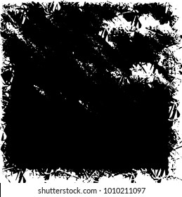 Grunge background vector modern design. Abstract surreal pattern of spots, dust, lines. Chaotic monochrome texture with the print and design business cards, labels, posters