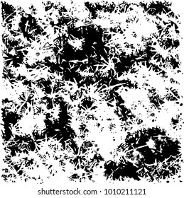 Grunge background vector modern design. Abstract surreal pattern of spots, dust, lines. Chaotic monochrome texture with the print and design business cards, labels, posters