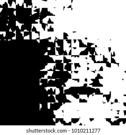 Grunge background vector modern design. Abstract surreal pattern of spots, dust, lines. Chaotic monochrome texture with the print and design business cards, labels, posters