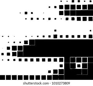 Grunge background vector modern design. Abstract surreal pattern of spots, dust, lines. Chaotic monochrome texture with the print and design business cards, labels, posters