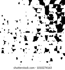 Grunge background vector modern design. Abstract surreal pattern of spots, dust, lines. Chaotic monochrome texture with the print and design business cards, labels, posters