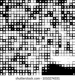 Grunge background vector modern design. Abstract surreal pattern of spots, dust, lines. Chaotic monochrome texture with the print and design business cards, labels, posters