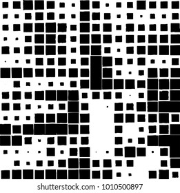 Grunge background vector modern design. Abstract surreal pattern of spots, dust, lines. Chaotic monochrome texture with the print and design business cards, labels, posters