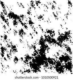 Grunge background vector modern design. Abstract surreal pattern of spots, dust, lines. Chaotic monochrome texture with the print and design business cards, labels, posters