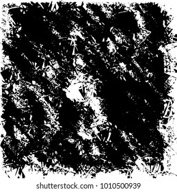 Grunge background vector modern design. Abstract surreal pattern of spots, dust, lines. Chaotic monochrome texture with the print and design business cards, labels, posters