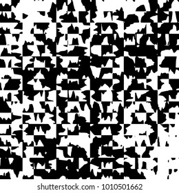 Grunge background vector modern design. Abstract surreal pattern of spots, dust, lines. Chaotic monochrome texture with the print and design business cards, labels, posters