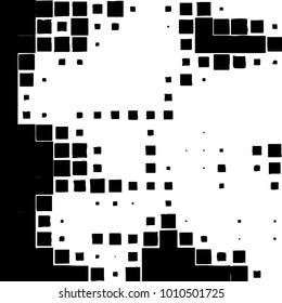 Grunge background vector modern design. Abstract surreal pattern of spots, dust, lines. Chaotic monochrome texture with the print and design business cards, labels, posters