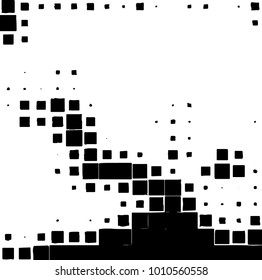 Grunge background vector modern design. Abstract surreal pattern of spots, dust, lines. Chaotic monochrome texture with the print and design business cards, labels, posters