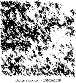 Grunge background vector modern design. Abstract surreal pattern of spots, dust, lines. Chaotic monochrome texture with the print and design business cards, labels, posters