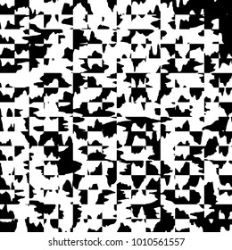 Grunge background vector modern design. Abstract surreal pattern of spots, dust, lines. Chaotic monochrome texture with the print and design business cards, labels, posters