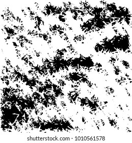 Grunge background vector modern design. Abstract surreal pattern of spots, dust, lines. Chaotic monochrome texture with the print and design business cards, labels, posters