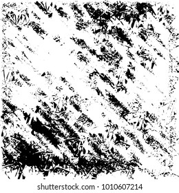 Grunge background vector modern design. Abstract surreal pattern of spots, dust, lines. Chaotic monochrome texture with the print and design business cards, labels, posters