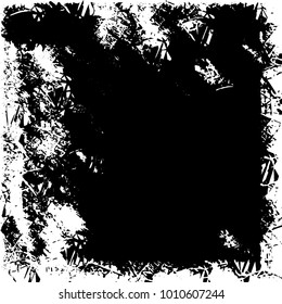 Grunge background vector modern design. Abstract surreal pattern of spots, dust, lines. Chaotic monochrome texture with the print and design business cards, labels, posters