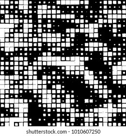 Grunge background vector modern design. Abstract surreal pattern of spots, dust, lines. Chaotic monochrome texture with the print and design business cards, labels, posters