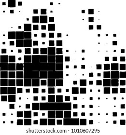 Grunge background vector modern design. Abstract surreal pattern of spots, dust, lines. Chaotic monochrome texture with the print and design business cards, labels, posters