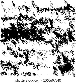 Grunge background vector modern design. Abstract surreal pattern of spots, dust, lines. Chaotic monochrome texture with the print and design business cards, labels, posters