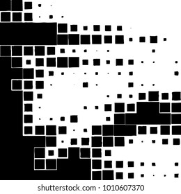 Grunge background vector modern design. Abstract surreal pattern of spots, dust, lines. Chaotic monochrome texture with the print and design business cards, labels, posters