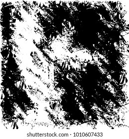 Grunge background vector modern design. Abstract surreal pattern of spots, dust, lines. Chaotic monochrome texture with the print and design business cards, labels, posters