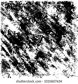 Grunge background vector modern design. Abstract surreal pattern of spots, dust, lines. Chaotic monochrome texture with the print and design business cards, labels, posters