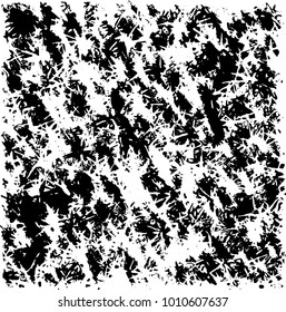 Grunge background vector modern design. Abstract surreal pattern of spots, dust, lines. Chaotic monochrome texture with the print and design business cards, labels, posters
