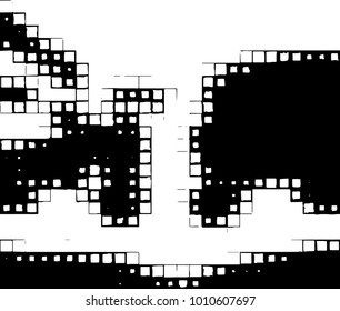 Grunge background vector modern design. Abstract surreal pattern of spots, dust, lines. Chaotic monochrome texture with the print and design business cards, labels, posters