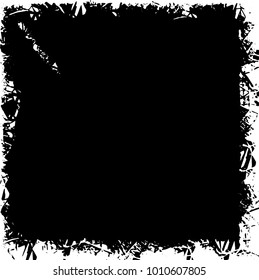 Grunge background vector modern design. Abstract surreal pattern of spots, dust, lines. Chaotic monochrome texture with the print and design business cards, labels, posters