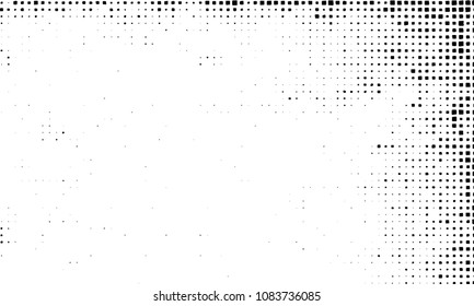 Grunge background vector modern design. Abstract surreal pattern of curved squares. Chaotic monochrome texture with the print and design business cards, labels, posters